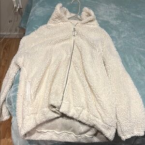 Cozy White Sherpa Jacket